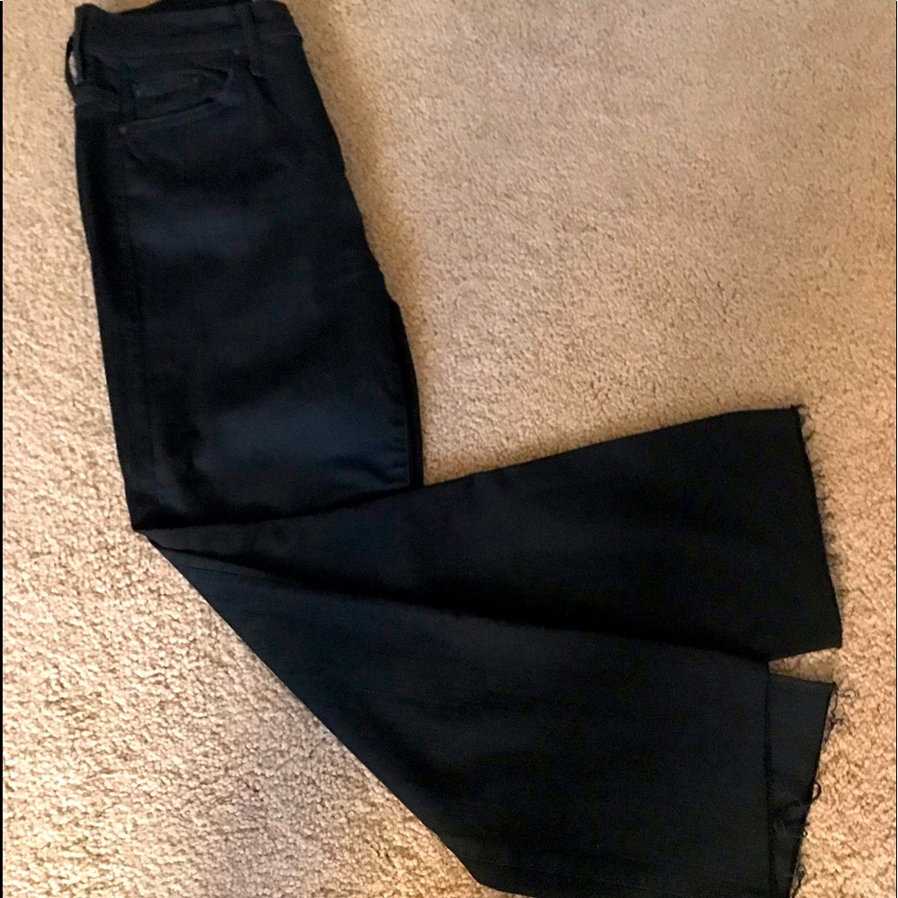 Mother Black high rise jeans